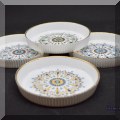 P41. Set of 4 Royal Worcester bone china coasters. - $16 